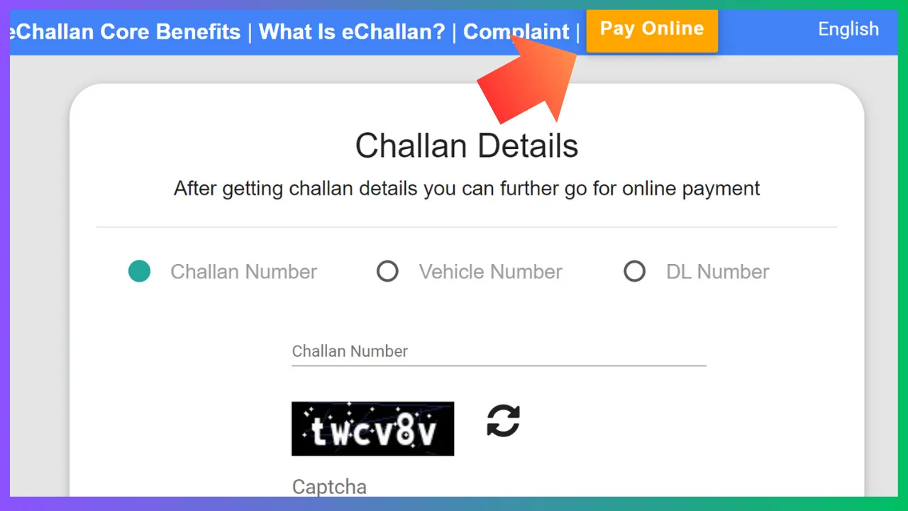e-Challan payment