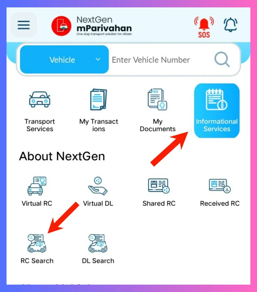 Vehicle Owner Details by mParivahan